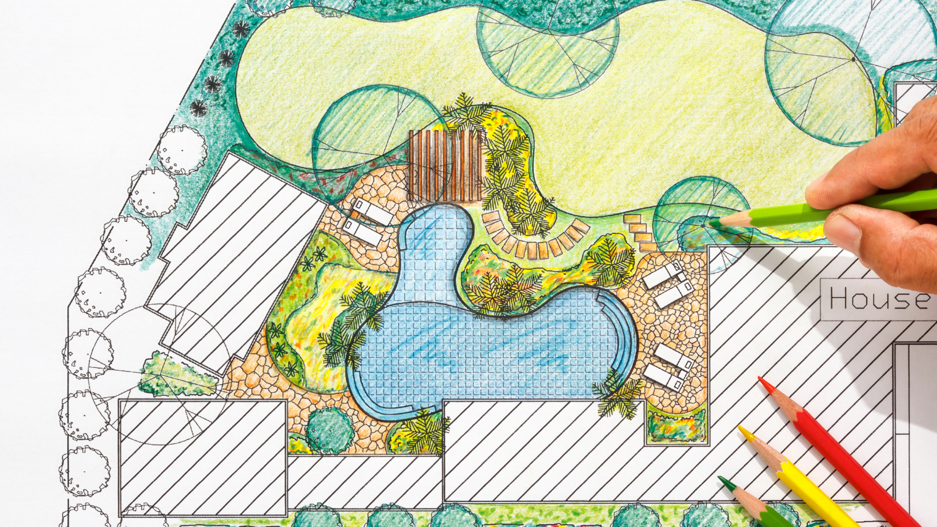 2D landscape design