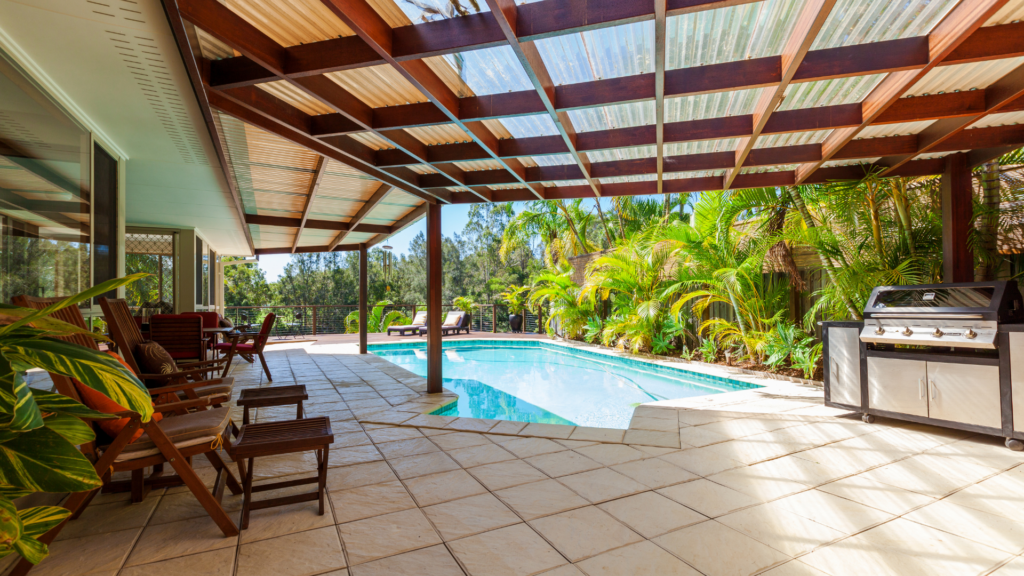 Modern alfresco kitchen in Perth